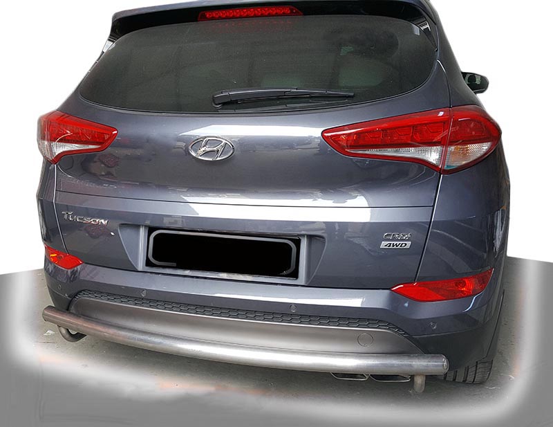 Rear Bar AK002 (Stainless Steel) for Hyundai Tucson TL 2016-2021 - image 1