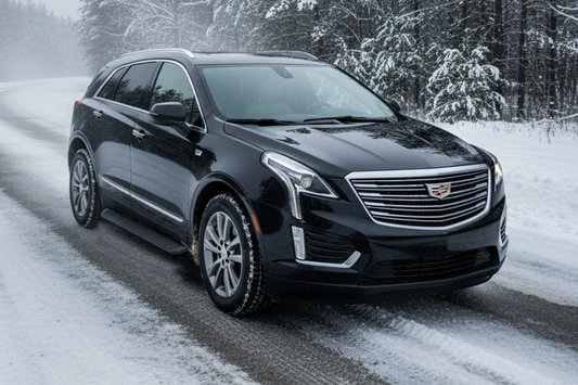 Side Steps Tayga Black (2 pcs, Aluminum) for Cadillac XT5 2016- - image 1