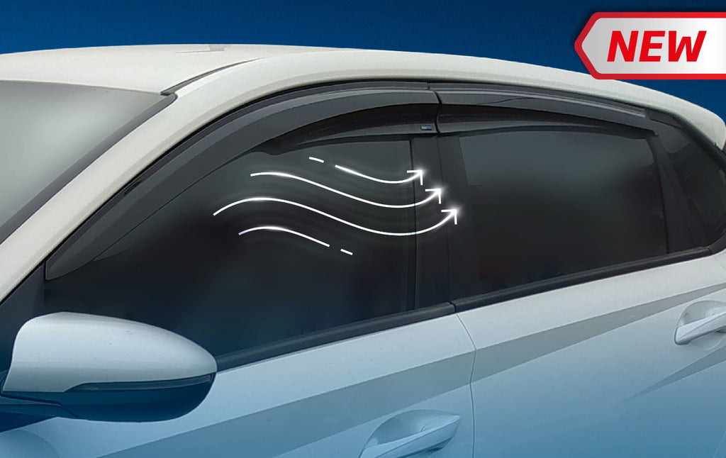 Window Deflectors (4 pcs, Sunplex Sport) for Hyundai I-20 2020- - image 1