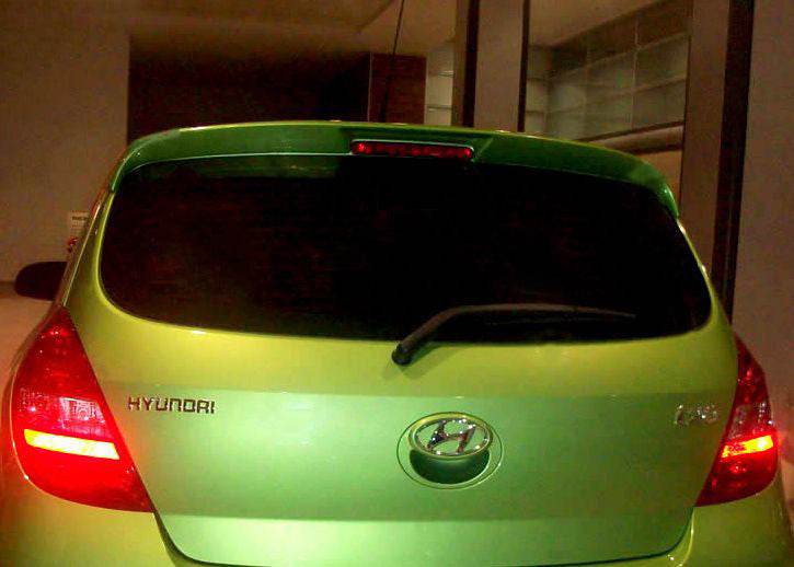 Spoiler (for painting) for Hyundai I-20 2008-2012 - Reelken Auto