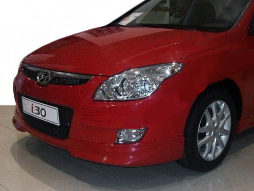 Front lower lip spoiler (primed) for Hyundai I-30 2007-2011 - image 1