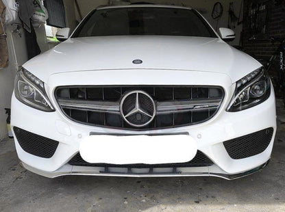 Front grille C63-design for Mercedes C-class W205 2014-2021 - image 3