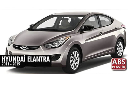 Covers for mirrors with a cutout for turning BMW-style (2 pcs) for Hyundai Elantra (MD/UD) 2011-2015 - Reelken Auto