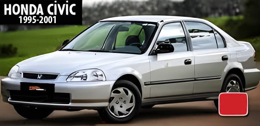 Covers for mirrors BMW-Style (2 pcs)  for Honda Civic 1995-2001 - image 7