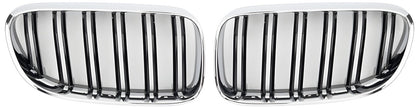 M-Look Kidney Grilles (for 2010-2013, Gloss Black with Chrome Trim) for BMW 3 Series E92/E93 2006–2013 - image 2