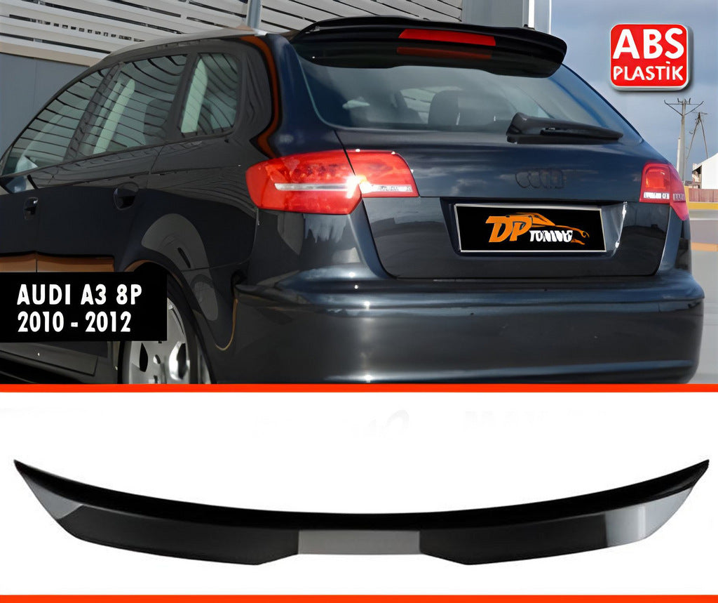 Rear Spoiler DPT V-1 (2010-2012, HB, Gloss Black) for Audi A3 2003-2012 - image 1