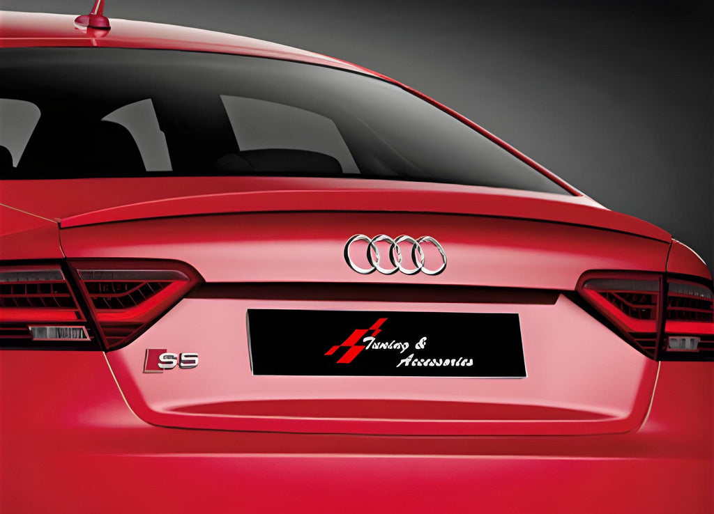 DPT V-2 Spoiler (for Coupe, Gloss Black) for Audi A5 2007-2015 - image 1