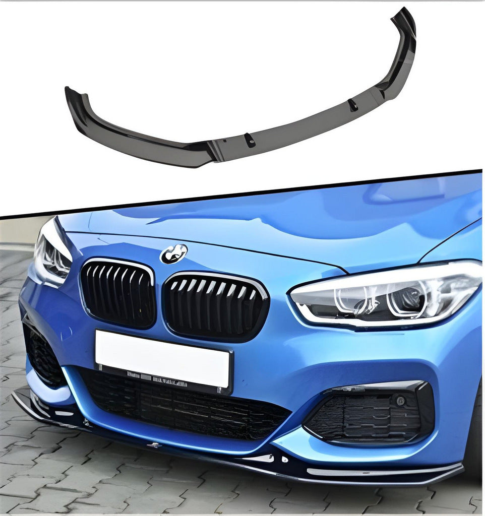 Front Lip Spoiler DPT (Gloss Black) for BMW 1 Series F20/F21 2011-2019 - image 1