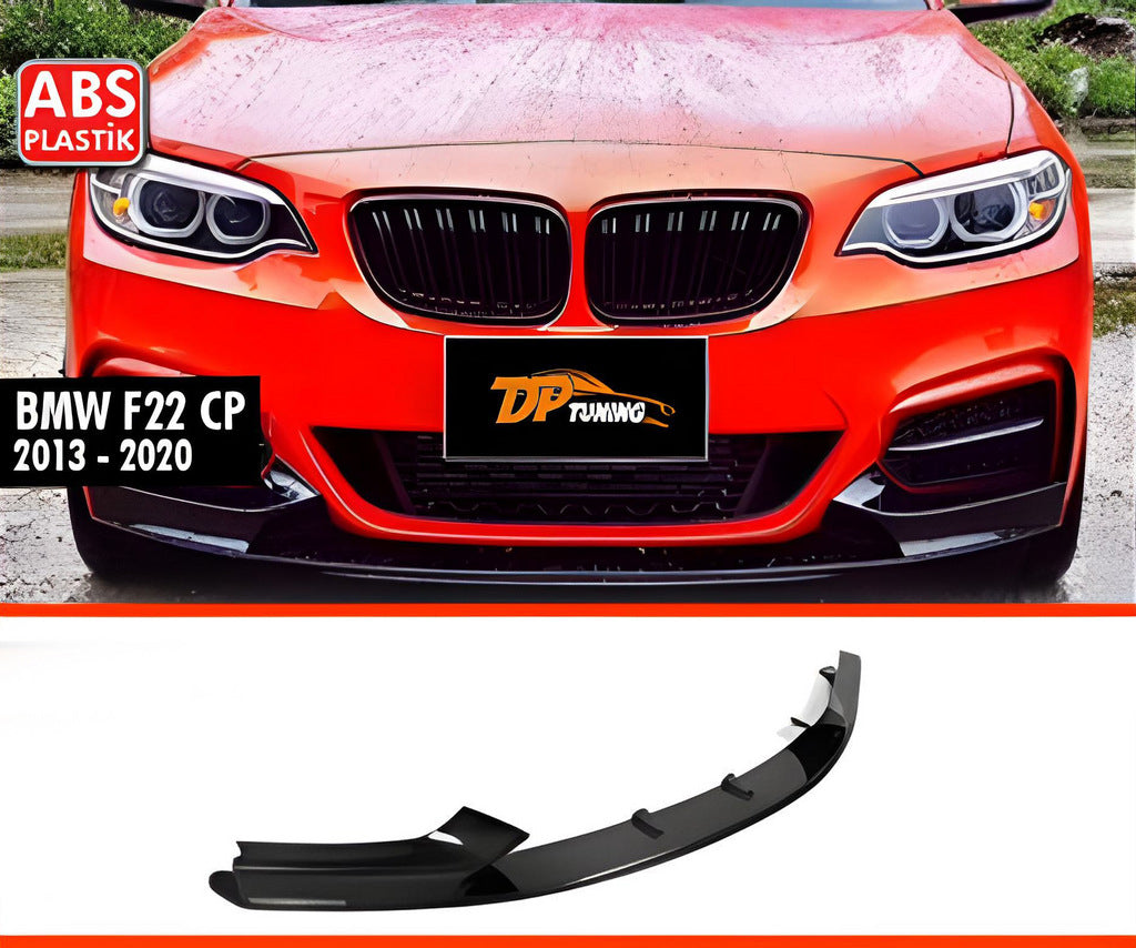 Front Lip DPT V-1 (For M Performance, Gloss Black) for BMW 2 Series F22/F23 2014-2021 - image 1