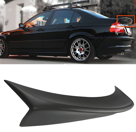 CSL-Style V2 Spoiler (for SD, Gloss Black) for BMW 3 Series E46 1998-2006 - image 1
