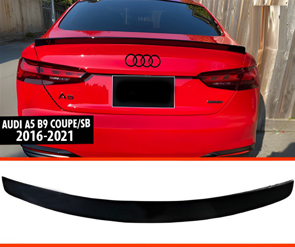 Spoiler DPT V-2 (2016-2021, Coupe/SD, Gloss Black) for Audi A5 2016-2025 - image 1