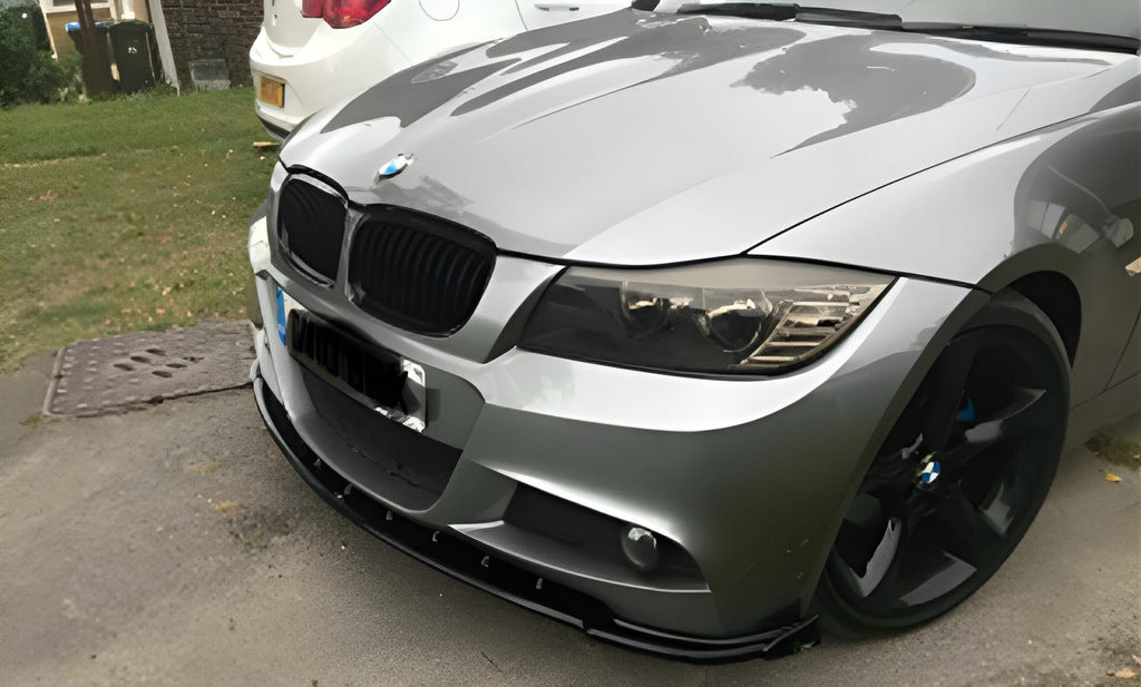 Front Lip DPT V-1 (for E90 M-Sport 2008-2011, Gloss Black) for BMW 3 Series E-90/91/92/93 2005-2011 - image 1