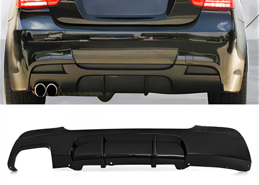 Rear Diffuser DPT V-2 (for E90 M-Sport, Gloss Black) for BMW 3 Series E90/E91 2005-2011 - image 1