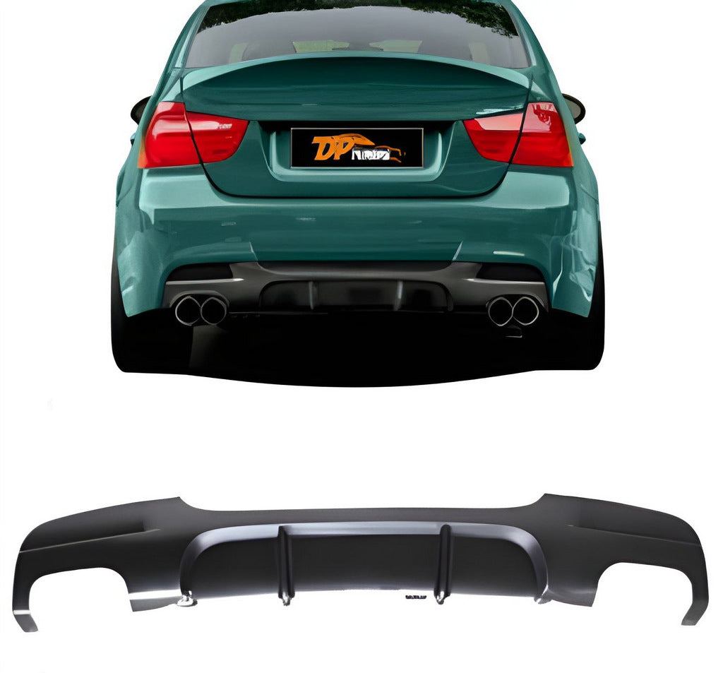 Rear diffuser DPT V-3 (for M-Performance, gloss black) for BMW 3 series E-90/91/92/93 2005-2011 - image 1