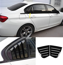 Rear Window Covers DPT (Gloss Black, 2pcs) for BMW 3 Series F30/F31 2012-2019 - image 1
