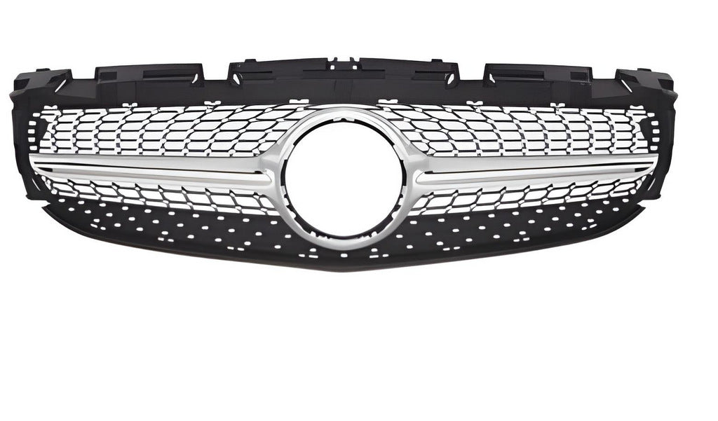 Front Grille Diamond Silver for Mercedes SLC R172 2016-2020 - image 2
