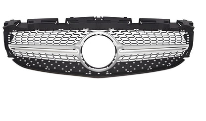 Front Grille Diamond Silver for Mercedes SLC R172 2016-2020 - image 2
