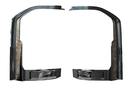 Chrome Tail Light Covers for Toyota Land Cruiser Prado 250 2023- - image 2