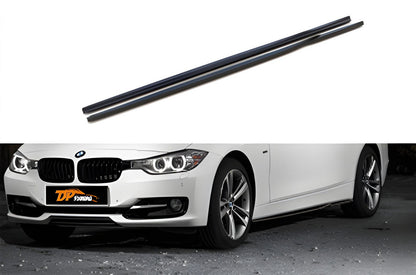 Side sills DPT V-3 (black gloss) for BMW 3 series F-30/31/34 2012-2019 - image 1