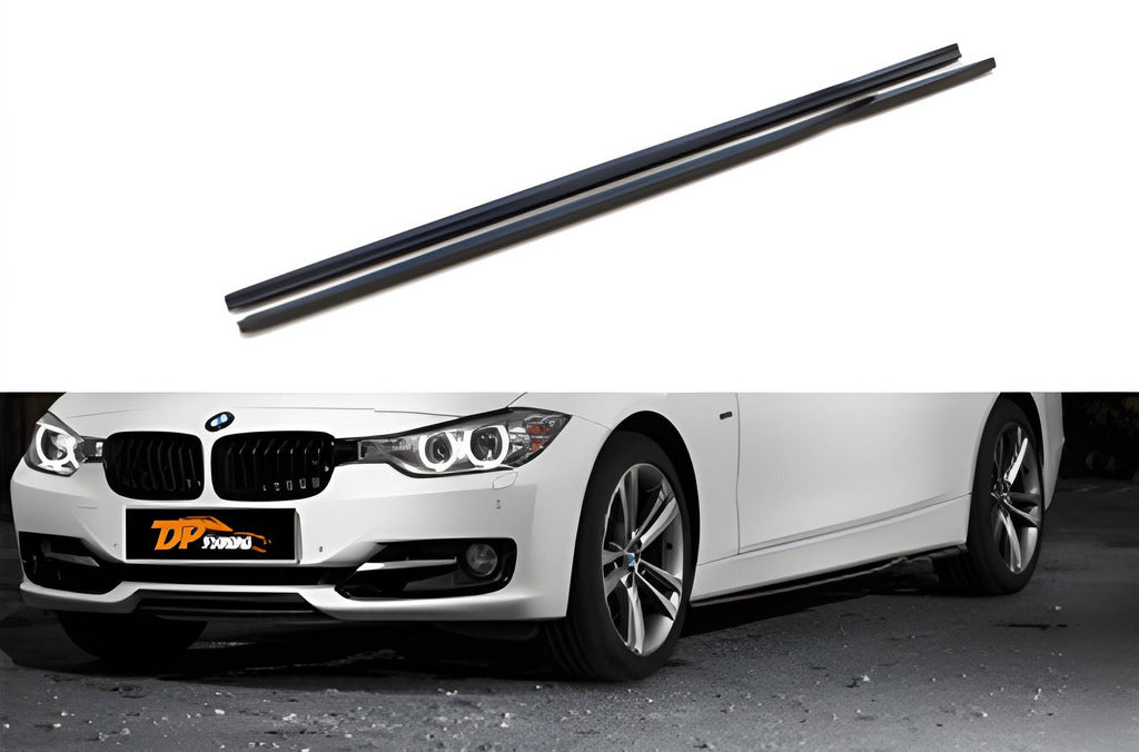 Side Skirts DPT V-3 (Gloss Black) for BMW 3 Series F-30/31/34 2012-2019 - image 1