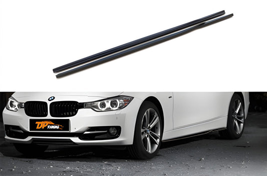 Side Skirts DPT V-3 (Gloss Black) for BMW 3 Series F-30/31/34 2012-2019 - image 1