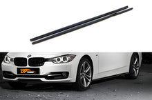 DPT Door Sill Covers (for Base Side Skirts, Gloss Black) for BMW 3 Series F30/F31 2012-2019 - image 1