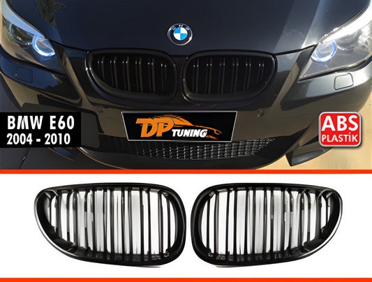 Kidneys M-Look (Gloss Black) for BMW 5 Series E60/E61 2003-2010 - image 2