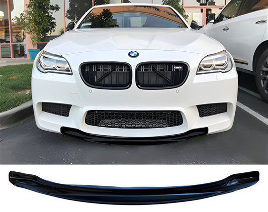 Front Lip DPT V1 (For M5, Gloss Black) for BMW 5 Series F10/F11 2010–2016 - image 1