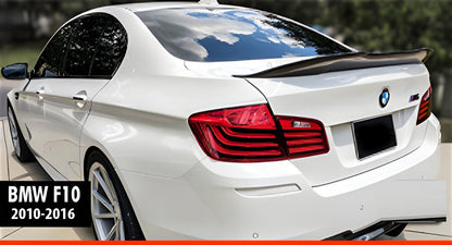 PSM spoiler (gloss black) for BMW 5 series F-10/11/07 2010-2016 - image 1