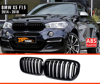 Grille M-Look (black gloss) for BMW X6 F-16 2014-2019 - image 2