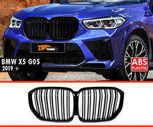 Kidney Grilles M-Look DPT (2018-2022, Gloss Black) for BMW X5 G05 2019- - image 2
