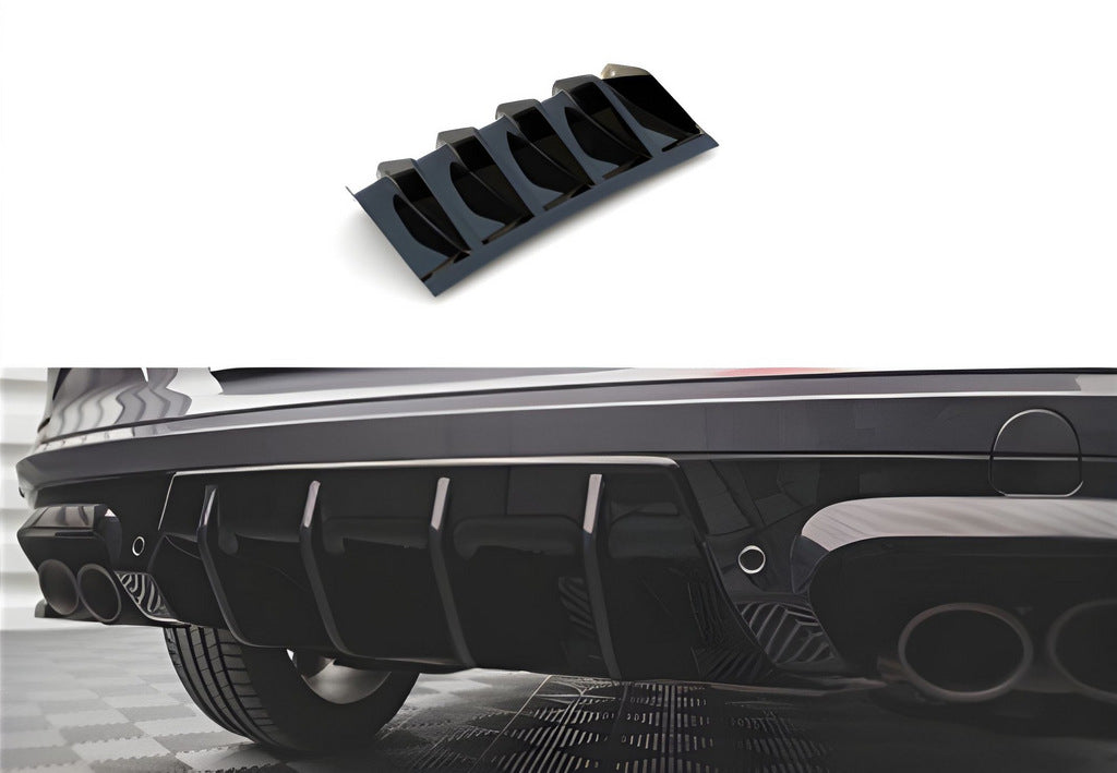 Rear Diffuser DPT V-2 (Gloss Black) for Cupra Formentor 2020- - image 1