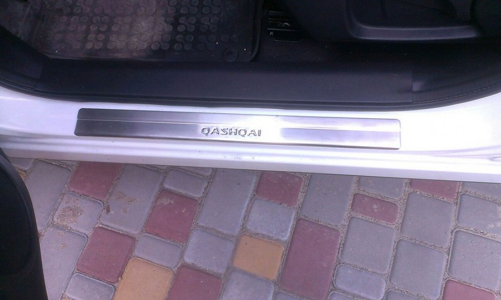 Door Sill Covers (Omsa, 4 pcs, Stainless Steel) for Nissan Qashqai 2014-2021 - image 6