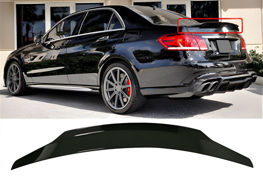 Spoiler DPT V-2 (Gloss Black) for Mercedes E-сlass W212 2009-2016 - image 1