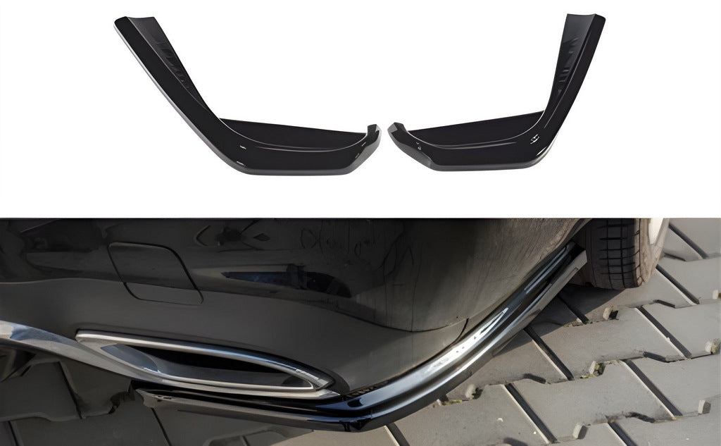 Rear FLAP diffuser DPT (gloss black) for Mercedes E-class W213 2016-2023 - image 1