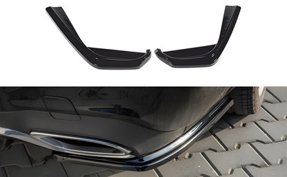 Rear FLAP Diffuser DPT (Gloss Black) for Mercedes E-сlass W213 2016-2023 - image 1