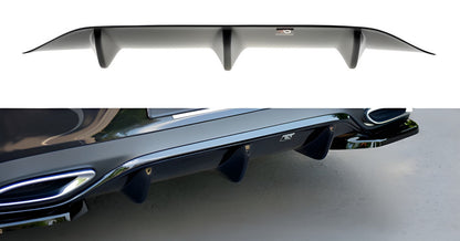 Rear Diffuser DPT (Gloss Black) for Mercedes E-сlass W213 2016-2023 - image 1