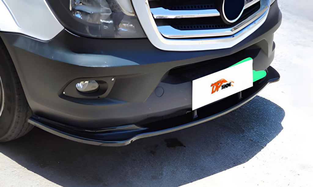 Front Lip DPT (gloss black) for Mercedes Sprinter W906 2006-2018 - image 1