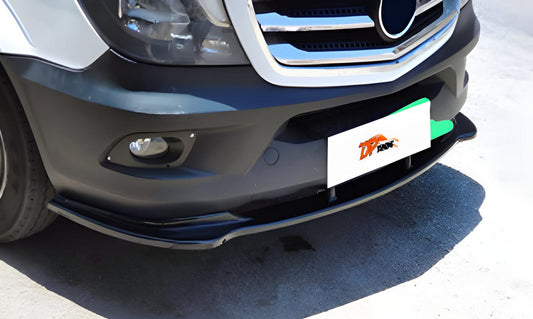 Front Lip DPT (gloss black) for Mercedes Sprinter W906 2006-2018 - image 1