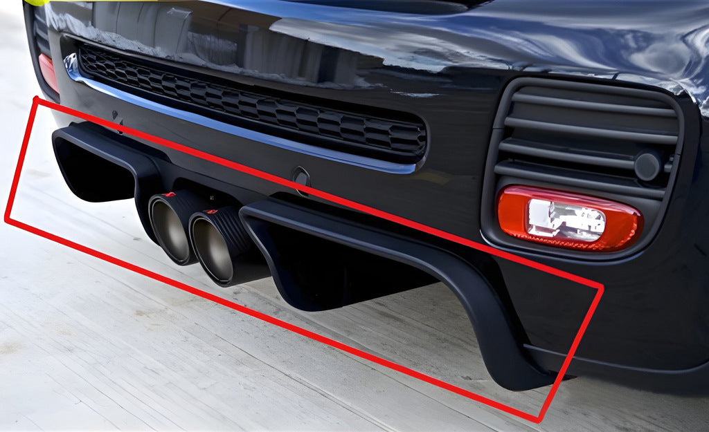 Rear Diffuser DPT R56 (Gloss Black) for Mini Clubman R55/R56 2007-2014 - image 1
