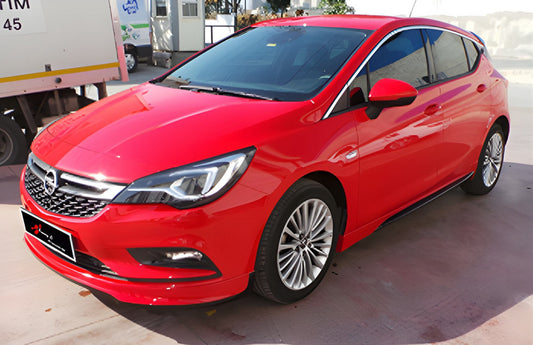 Side Skirts DPT V-1 (Gloss Black) for Opel Astra K 2016-2021 - image 1