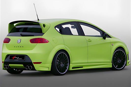 Spoiler DPT V-2 (2009-2012, Gloss Black) for Seat Leon 2005-2012 - image 1