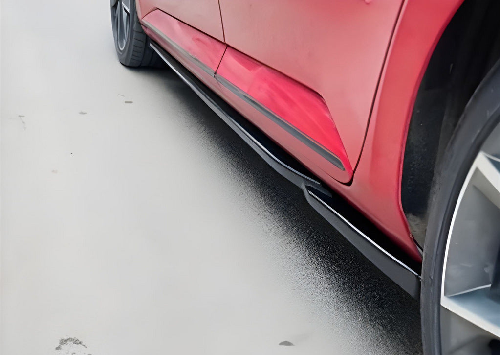 Side Skirts DPT V-6 (Gloss Black) for Seat Leon 2013-2020 - image 1