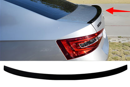 Spoiler DPT V-1 (2019-2024, gloss black) for Skoda Superb 2015-2024 - image 1