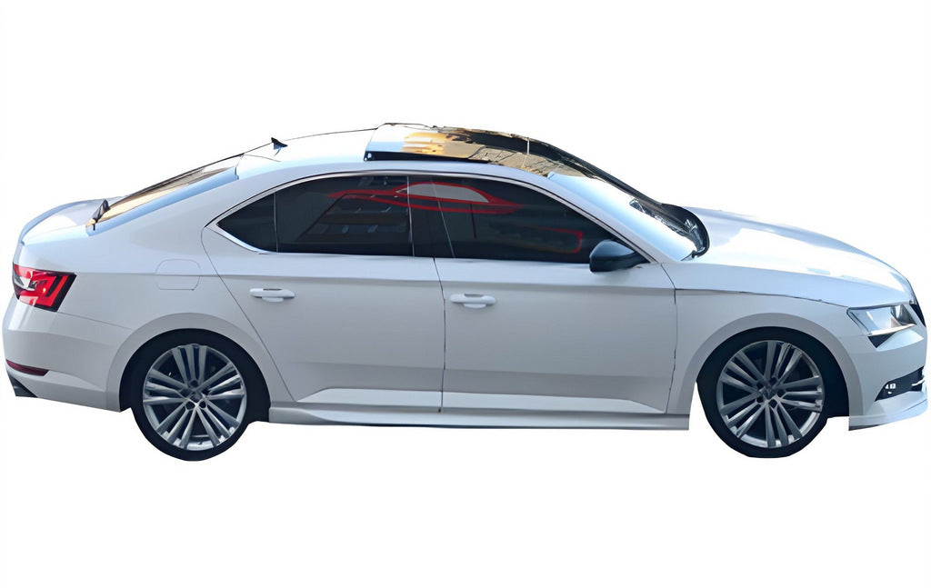 Side Skirts DPT V-2 (For Painting) for Skoda Superb 2015-2024 - image 1