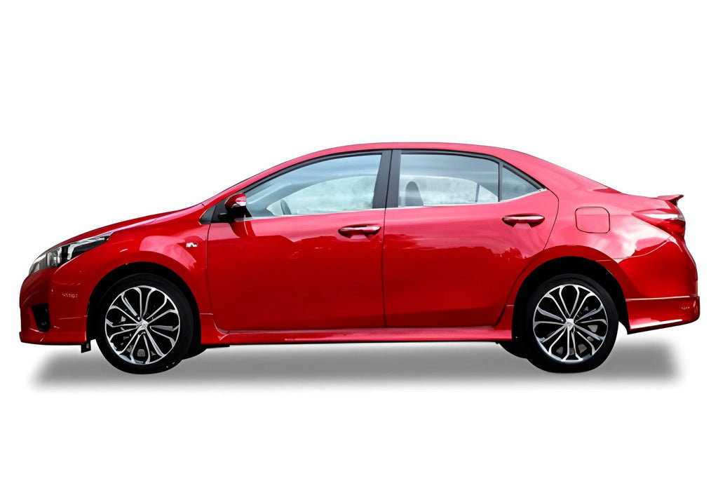 Side Skirts DPT (Gloss Black) for Toyota Corolla 2013-2019 - image 1