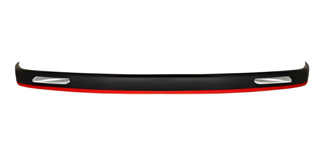 Universal Front Lip Spoiler DPT Red V-1 (ABS, Gloss Black) - image 1