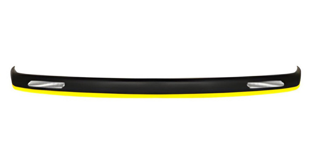 Universal Front Lip Spoiler DPT Yellow V-1 (ABS, Gloss Black) - image 1