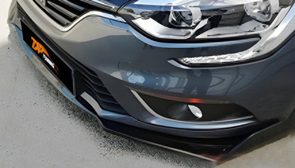 Universal Front Lip Spoiler DPT V-2 (ABS, Gloss Black) - image 4