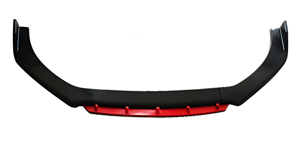Universal Front Lip Spoiler DPT Red V-2 (ABS, Gloss Black) - image 1